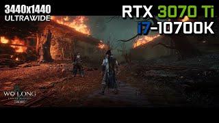 Wo Long: Fallen Dynasty Demo - RTX 3070 Ti & i7-10700K | Max Settings 3440x1440