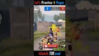 3 fingers to 5 fingers claw let's practice ll Part 1 ll #shorts #bgmi #pubg #mrityuangel