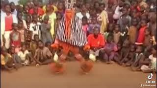 African demon dance