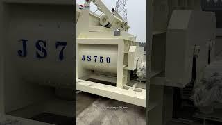 Introduction of JS750 Double Shaft Concrete Mixer #concretemixmachine #concretemixer #cementmixer