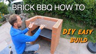 Brick BBQ DIY how to guide