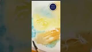 Завтра акварелим в Студии! Снимаем стресс мандаринами! Запись открыта #акварель #новыйГод #art