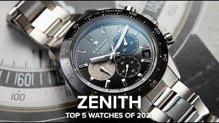 The top 5 new watches from Zenith in 2021, the brand's best year for DECADES