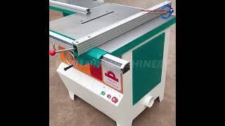 MJ113 The all-in-one machine can tilt 45 degrees inclined universal disc saw with push table #wood