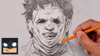 How To Draw Leatherface | Texas Chainsaw Massacre