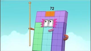 Numberblocks but only when 72 is on screen