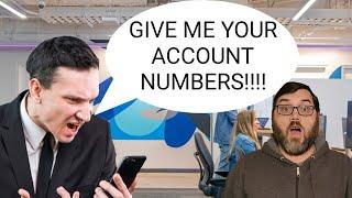 Scammer tries to steal my bank account info!!! #scammer #scambaiting #scam #scammers #scambait