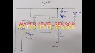 WATER LEVEL SENSOR || Water level sensing circuit in a tank