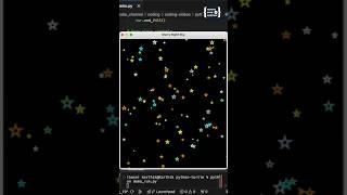 Python Turtle - Starry Night Sky  Graphics 31 | #coding #pythonturtlegraphics #codingwithkarthik