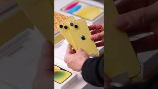 YELLOW iPhone 14 and iPhone 14 Plus UNBOXING and Hands On!