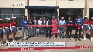 Kilgore College holds ribbon cutting ceremony for re-opening of residential hall