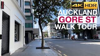 Gore Street Walking Tour - Auckland, New Sealand [4K HDR]