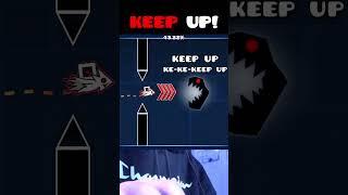 Keep Up In Geometry Dash! #shorts