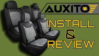 Auxito Car Seat Covers Review and Install