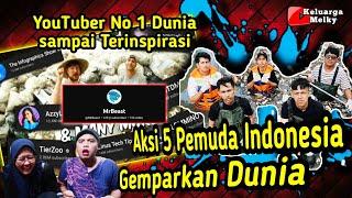 PANDAWARA GRUP KONTEN VIRAL SAMPAH SAMPAI DI FOLLOW MR. BEAST||INSPIRASI YOUTUBER DUNIA||