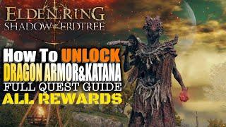 Elden Ring Shadow of the Erdtree - How to get Dragon Form & Dragon Katana Full Igon Questline Guide