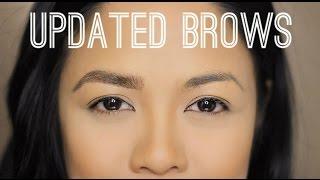 How to natural bushy brows updated | FRITZIE TORRES