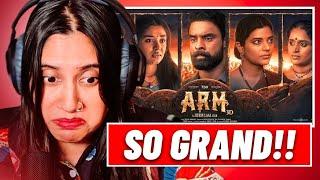 ARM (Malayalam) - Trailer Reaction | Tovino Thomas,Krithi Shetty | Jithin Laal | Ashmita Reacts