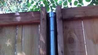 How To Build Wood Fence with Metal Posts