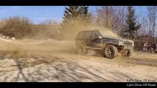 Jeep Grand Cherokee slow motion 480 frame/sec Offroad fun