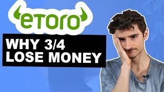 Why do 3/4 people lose Money on Etoro? (Risks with CFD Trading)