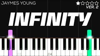 Jaymes Young - Infinity (cuz I love you for infinity) TikTok | EASY Piano Tutorial