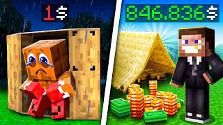  БЕДНЫЙ vs БОГАТЫЙ: КТО ВЫЖИВЕТ В ДИКИХ УСЛОВИЯХ? МАЙНКРАФТ