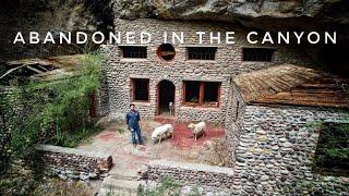 Haunted Abandoned Cliff House in a Desert Canyon | Are these ghost footprints?