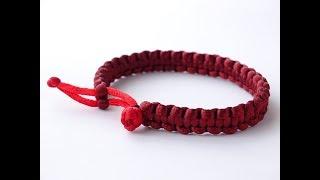 Simple Macrame Bracelet Tutorial-Cobra Weave/Decorative Diamond Knot-Mad Max Style Closure -CbyS