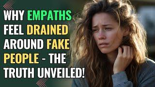 Why Empaths Feel Drained Around Fake People - The Truth Unveiled! | NPD | Healing | Empaths Refuge