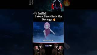 Sakura Takes Back Her Revenge  || #shorts #anime #boruto