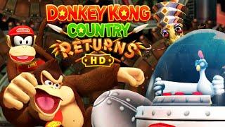 Donkey Kong Country Returns HD - World 7: Factory - No Damage 100% Walkthrough