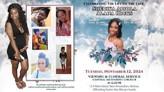 Celebration Of Life For The Late Shabika Abiola Alana Hicks (Main Link)
