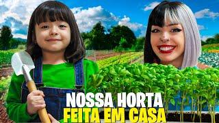 NOSSA HORTA FEITA EM CASA COM A AIKO