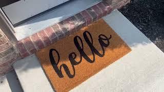 BirdRock Home Classic Welcome Brush Coir Doormat vs joybest Hello Door Mat