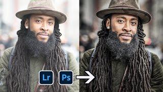 How to Create an AWESOME PORTRAIT with Lightroom and Photoshop