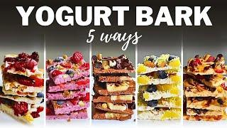 YOGURT BARK » 5 Easy No-Bake Recipes for Healthy Snack, Dessert or Breakfast