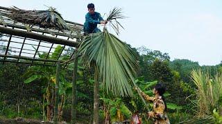 Single Mom: kind woment donate land, kind police man help build a new bamboo house - ly nhu ca