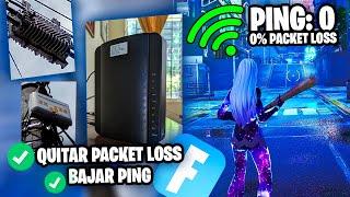 GUÍA DE OPTIMIZACIÓN PARA BAJAR EL PING Y QUITAR EL PACKET LOSS EN FORTNITE!! Pc/Consolas/Moviles