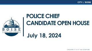 Police Chief Candidate Open House