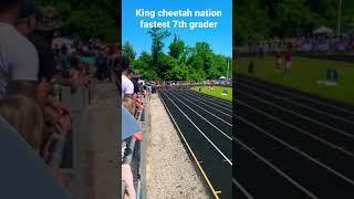 King cheetah nations fastest 7th grader