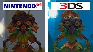 Zelda: Majora's Mask | Nintendo 64 vs Nintendo 3DS | 4K Graphics Comparison