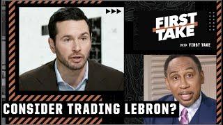 JJ Redick RESPONDS to Stephen A. suggesting Lakers to trade LeBron  | First Take