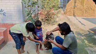 আজ লিখন হঠাৎ করে মুরগি খেতে চাইলো কেন | Village Style Chicken Recipe | Chicken Curry