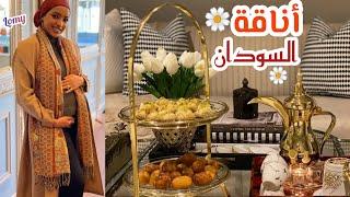 سيدة سودانية غير متوقعة بأناقة البيت العربي والقهوة بطريقة غريبة 