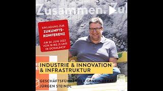 INDUSTRIE & INNOVATION & INFRASTRUKTUR. Von Geschäftsführendem Gemeinderat Jürgen Steindl