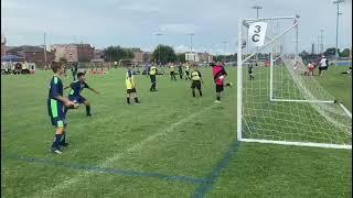 Highlights of Pearland SC 10B BLUE  (4) VS Brazosport Youth Soccer Assn. BYSA Bay City FC (1).