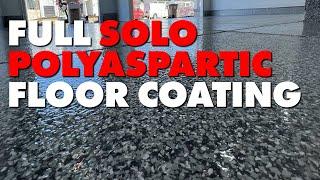 I Coated My Garage SOLO! Full Polyaspartic & Epoxy Floor Coating Guide