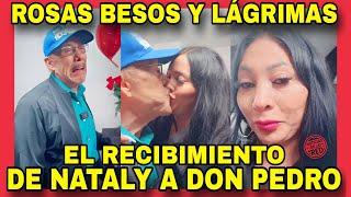 NATALY RECIBE SU A SU NOVIO DON PEDRO RIVERA DE MANERA MUY ROMÁNTICA. NOTICIAS DE LA RED.