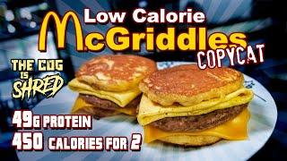Copycat McGriddles for weight loss! [450 calories | 49g PROTEIN!]